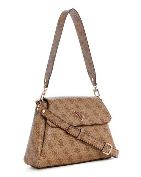 Cartera Guess Mujer Sora Girlfriend Flp Shldr Bag Café-1