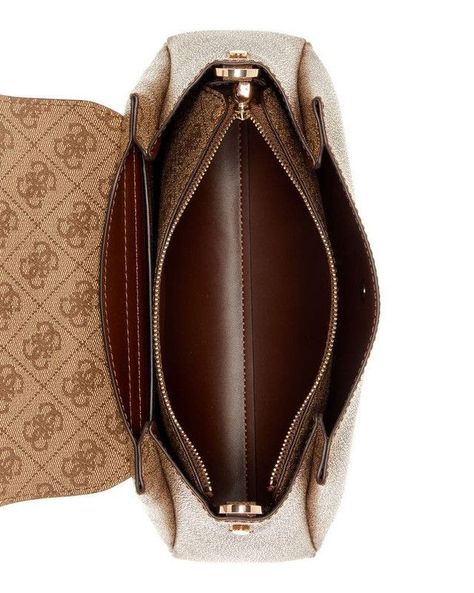 Cartera Guess Mujer Sora Girlfriend Flp Shldr Bag Café-3