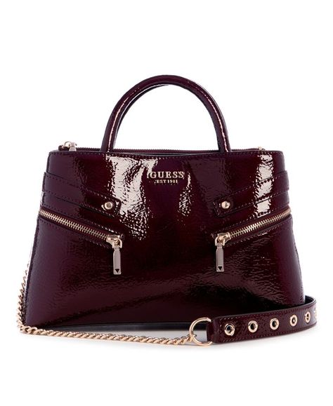 Cartera Guess Mujer Trissa Girlfriend Satchel Rojo-0