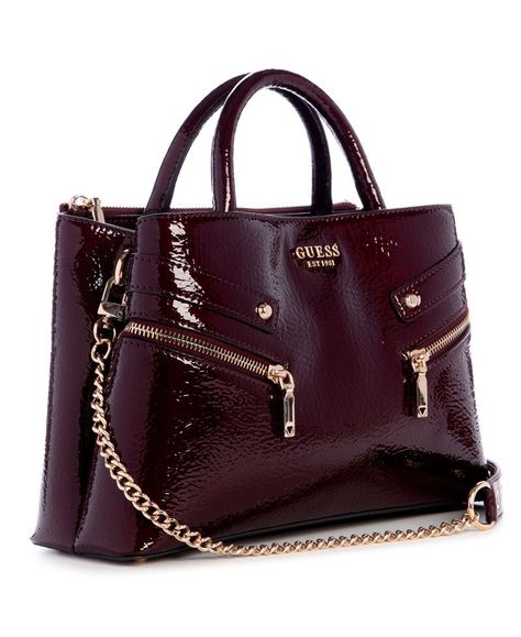 Cartera Guess Mujer Trissa Girlfriend Satchel Rojo-1