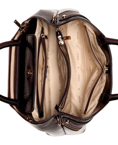 Cartera Guess Mujer Trissa Girlfriend Satchel Rojo-3