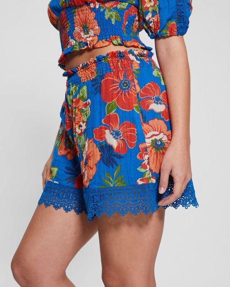 Short Guess Mujer Abigail Gauze Short Surtido-2