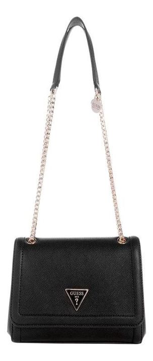 Cartera Guess Mujer Noelle Convertible Xbody Flap Negro-0