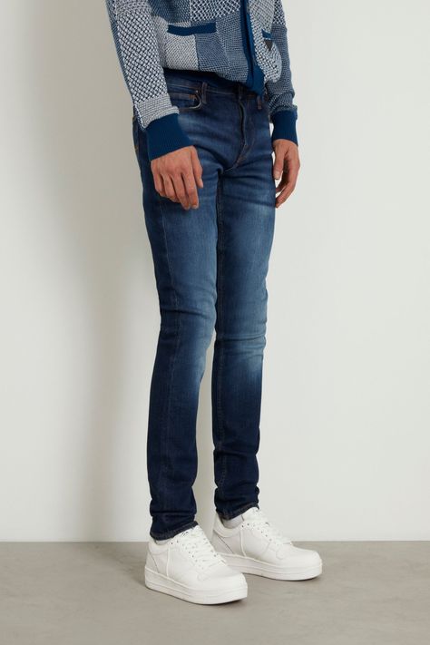 Jeans Guess Hombre Chris Negro.-0