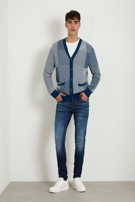 Jeans Guess Hombre Chris Negro.-1