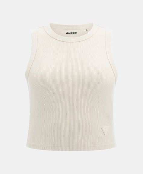 Top Guess Mujer Edie Tank Top Celeste-4