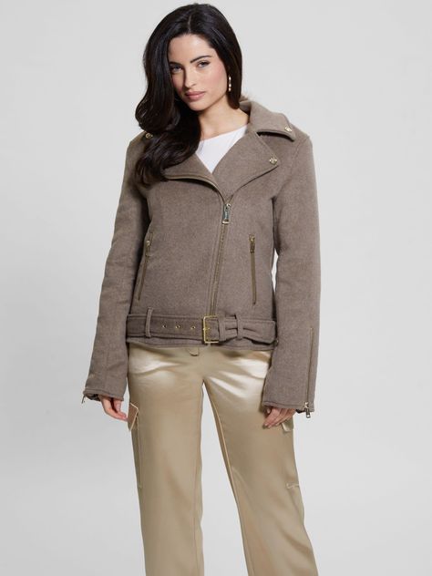 Chaqueta Guess Mujer Nancy Faux Fur Jacket Surtido-5