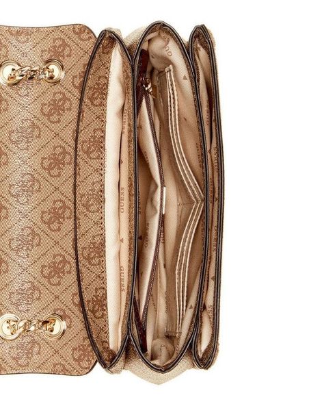 Cartera Guess Mujer Noelle Convertible Xbody Flap Café-6