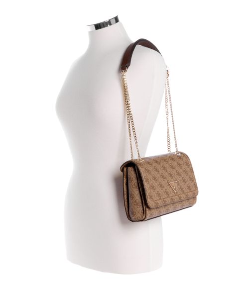 Cartera Guess Mujer Noelle Convertible Xbody Flap Café-7