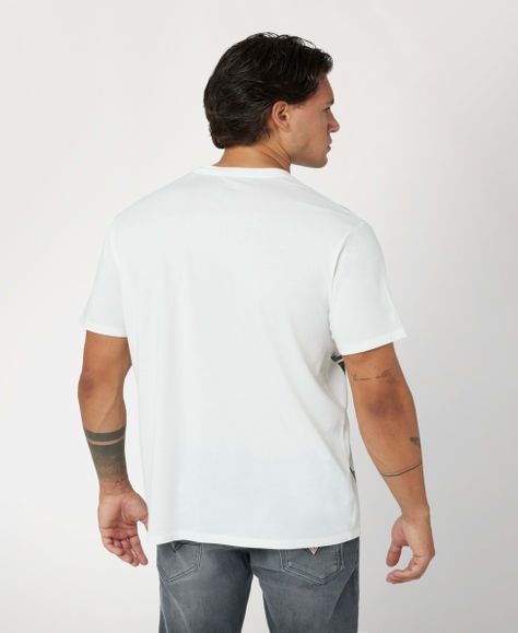 Polera Guess Hombre Ss Bsc World Cities Tee Amarillo-2