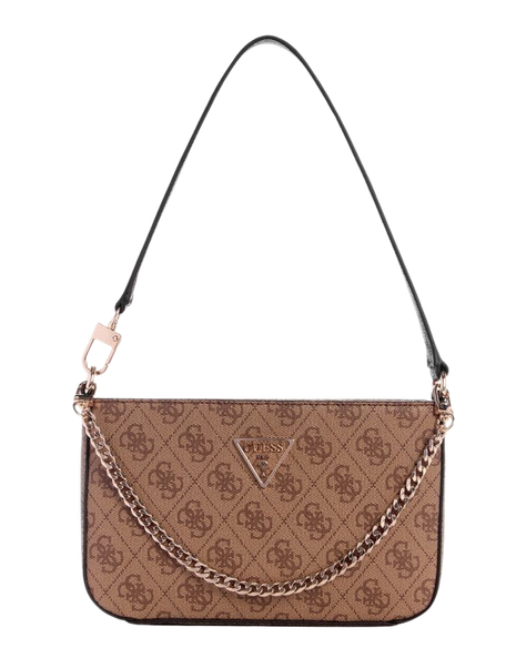 Cartera Guess Mujer Noelle Mini Top Zip Shoulder Café-0
