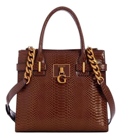 Cartera Guess Mujer Tabata Society Satchel Café-0