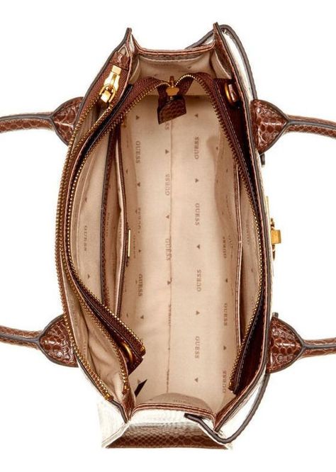 Cartera Guess Mujer Tabata Society Satchel Café-3