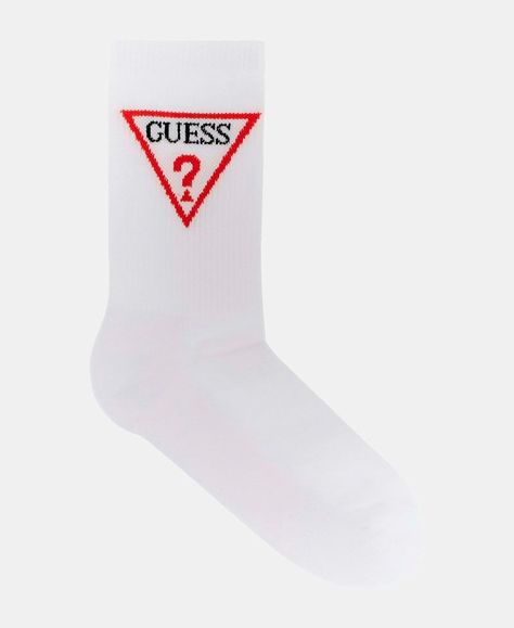 Calcetines Guess Mujer Ellen Sport Socks Blanco-1