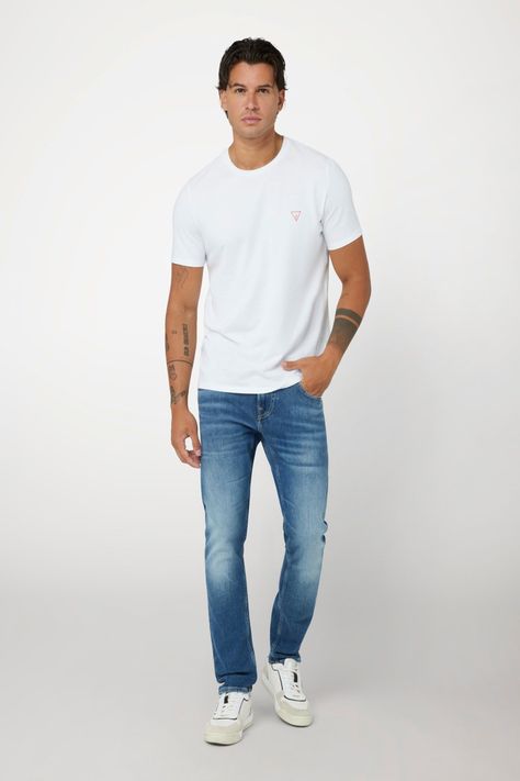 Jeans Guess Hombre Miami Azul.-1