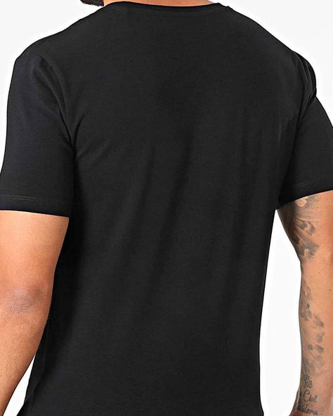 Polera Guess Hombre Ss Cn Logo Tee Negro-1