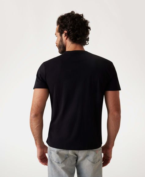 Polera Guess Hombre Ss Bsc Chain Tri Logo Tee Negro-2