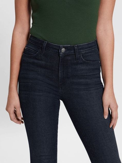Jeans Guess Mujer 1981 Skinny Negro-4
