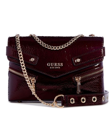 Cartera Guess Mujer Trissa Convertible Xbody Flap Rojo-0