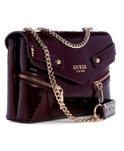 Cartera Guess Mujer Trissa Convertible Xbody Flap Rojo-1