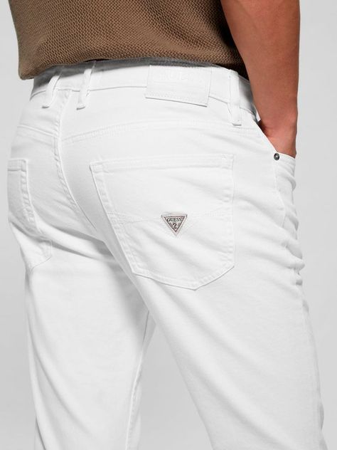 Jeans Guess Hombre Mateo Blanco-3