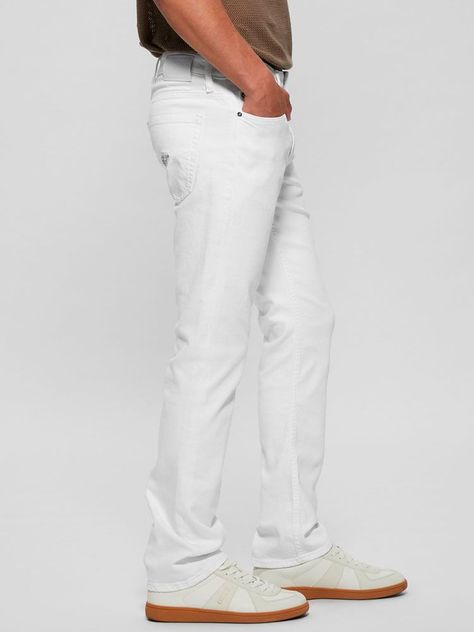 Jeans Guess Hombre Mateo Blanco-4