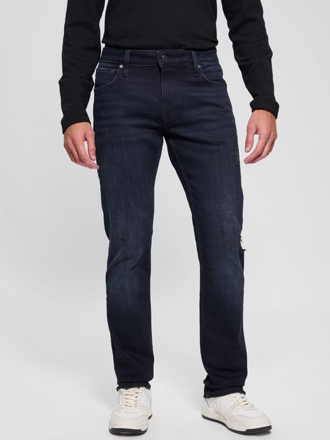 Jeans Guess Hombre Finnley Azul.-4