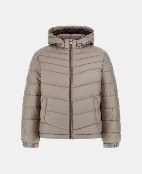 Chaqueta Guess Hombre Light Puffa Jacket Café-9