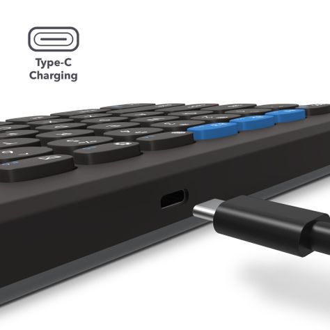 Teclado De Escritorio Zagg De 15 Con Carga Inalámbrica-4
