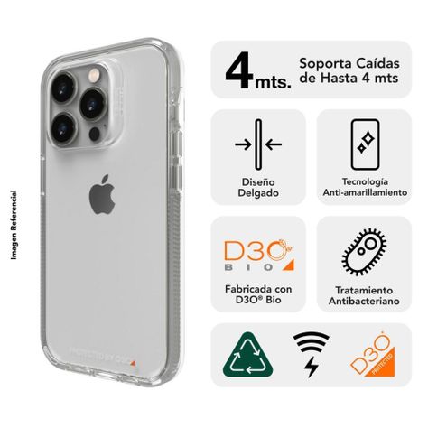 Carcasa Para iPhone 14 Pro - Transparente-1