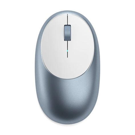 Mouse Inalámbrico Recargable Satechi M1 Blue Color Azul-0