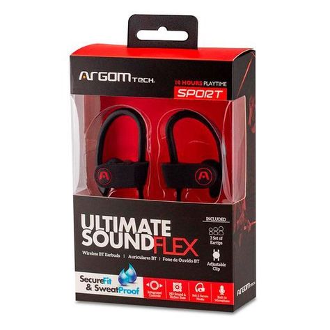 Auriculares Argom Ultimate Sound Flex Bt - Negro-0