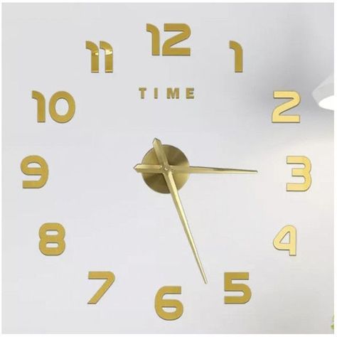 Reloj con Pegatinas de Espejo Acrílico Gbf-0