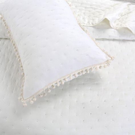 Cubrecama de Algodon 1.5 plazas Beige claro-1