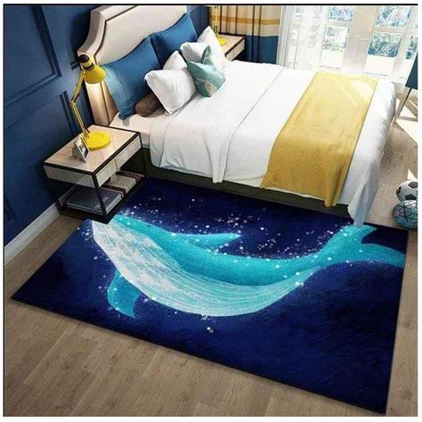 Alfombra Nordica efecto 3d Flexible 150*200 Bazul-0