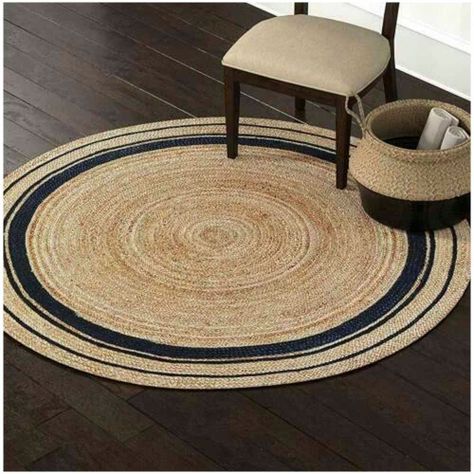 Alfombra redonda Yute Delhi 120CM-06-0