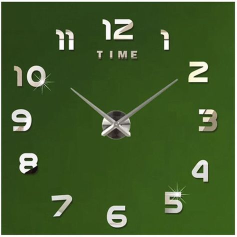 Reloj con Pegatinas de Espejo Acrílico Gs-0