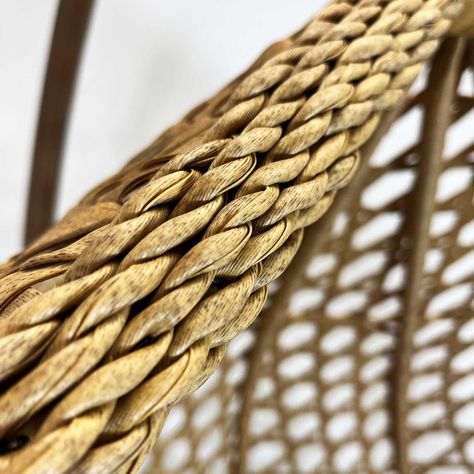 Silla Colgante Hawái L Caramelo Cojín Marfil-3
