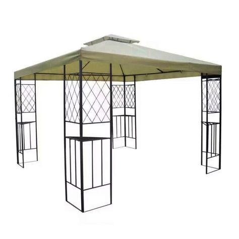 Pérgola Bahía Inglesa 3x3mt Marfil-0