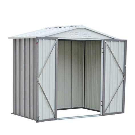 Bodega Jardín con Repisas 198x126x212 Homeshed Color Gris-2