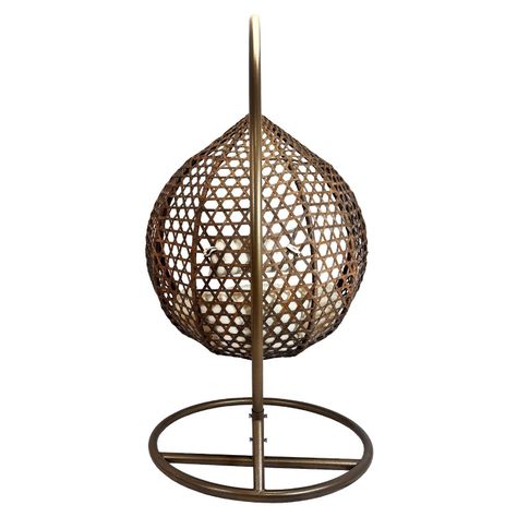 Silla Colgante Hawái L Chocolate Cojín Marfil-3