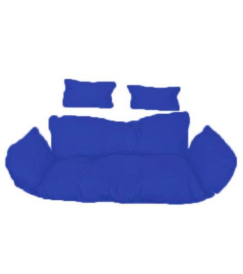 Cojín Silla Colgante XXL Azul-0