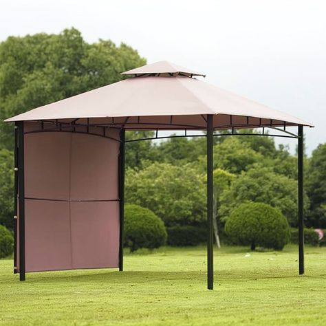 Pérgola con Lateral 3x3mt Café-3