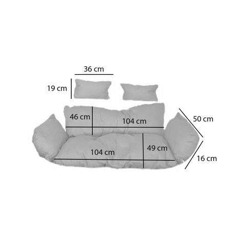 Cojin adicional XXL marfil-1