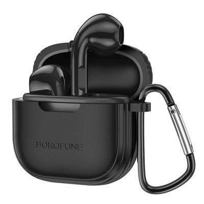 Audífonos Inalámbricos BOROFONE con funda Incluida negro SONIDO PROFESIONAL -0