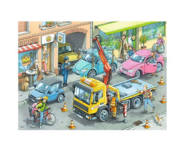 Puzzle Camiones y Grúas -2x24-2