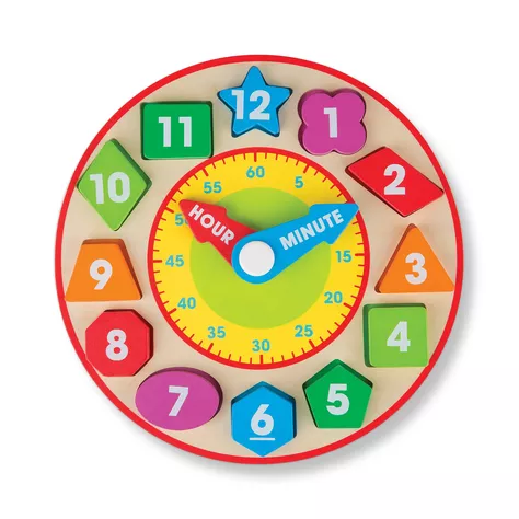Reloj de encaje - formas y colores-1