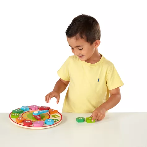 Reloj de encaje - formas y colores-2