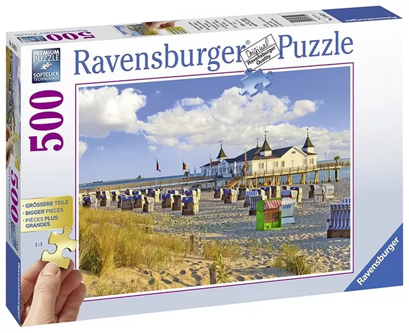 Puzzle Playa de Ahlbeck - 500 piezas-0
