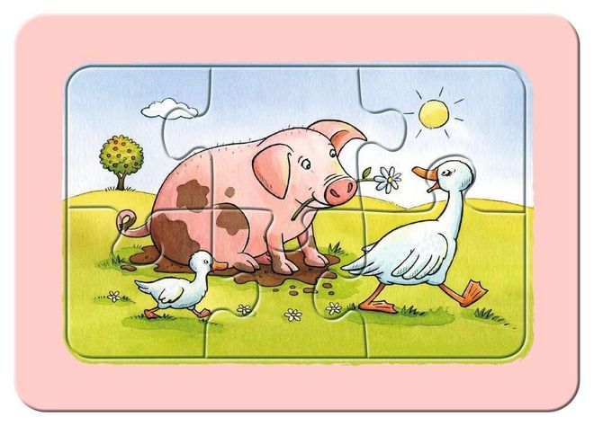 Mi primer puzzle - Animales de la granja-1